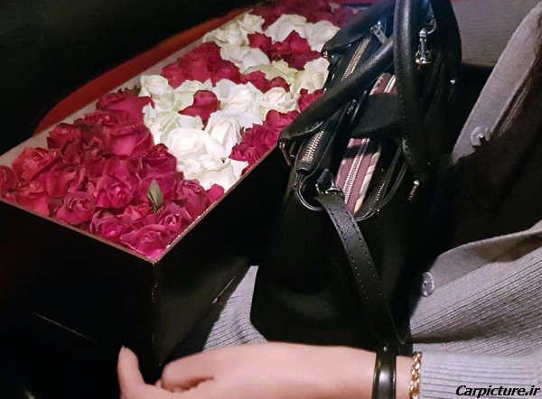 عکس باکس گل در ماشین