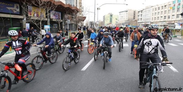 عکس دوچرخه های شهرداری