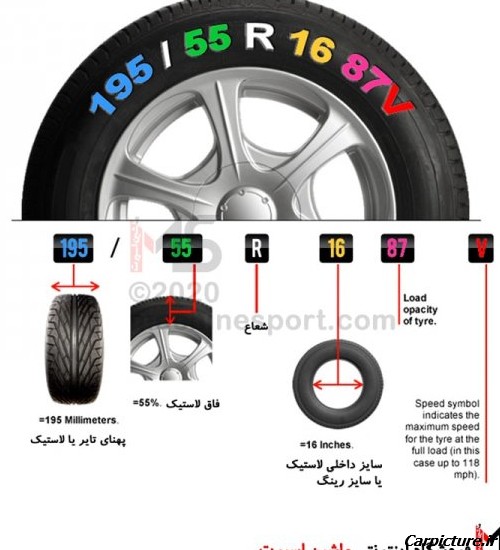 عکس رینگ و لاستیک سمند