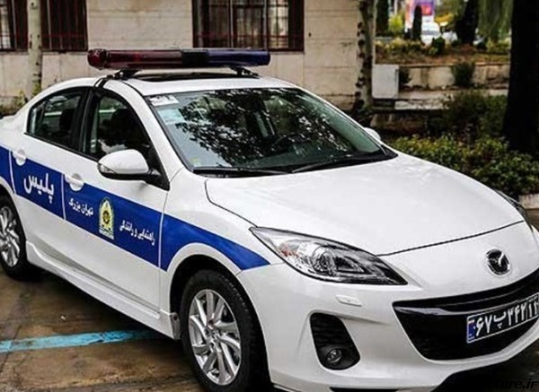 عکس ماشین پلیس واقعی ایرانی