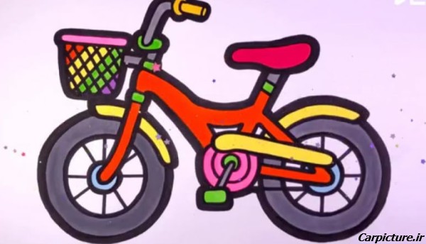 عکس دوچرخه برای نقاشی کودکان