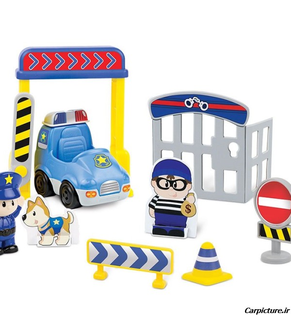 عکس ماشین دزد و پلیس اسباب بازی